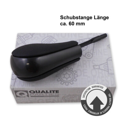 SCHWARZ SCHALTKNAUF AUTOMATIK SCHALTHEBEL FÜR BMW 1er E81 E87 3er E90 E91 60mm
