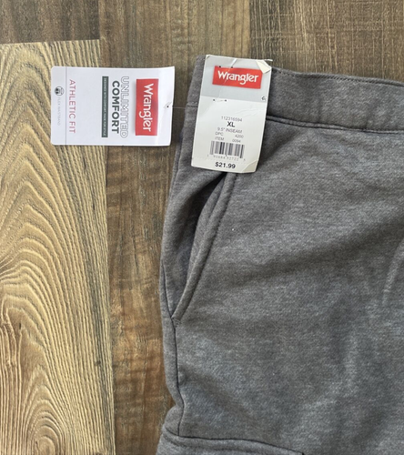 Pantalones Cortos Para Hombre Wrangler Gris Calce Atlético Mezcla Algodón Talla XL NUEVO - Imagen 2 de 7