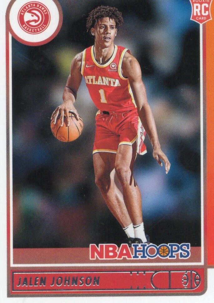 2021-22 Panini NBA Hoops - Rookies #213 Jalen Johnson (RC)