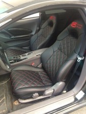 Toyota Celica T230 Synthetic Leather Seat Covers In Black Design 1999-2006