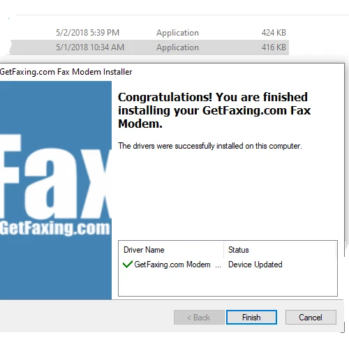 USB Fax Modem with Voice Windows 11/10/8/7 CALLER ID Hardware Compact USB TAPI - Image 3 of 4