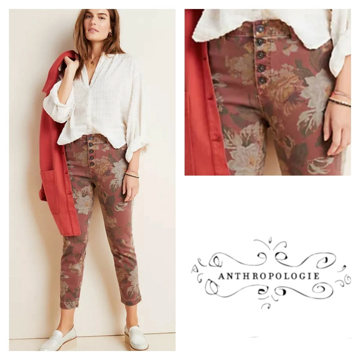 Pilcro and the letterpress floral jeans 2025
