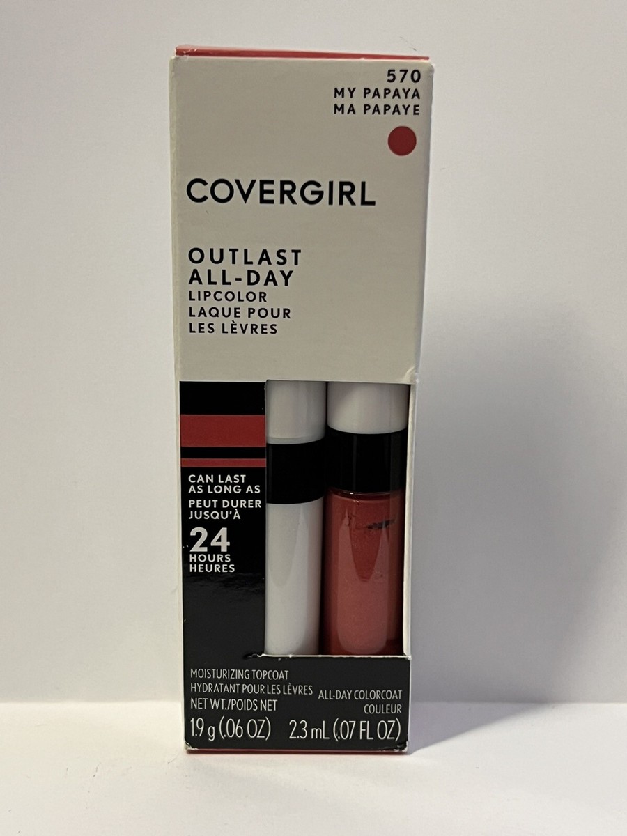 Covergirl Outlast All-Day Lipcolor & Topcoat, My Papaya/ Ma Papaye