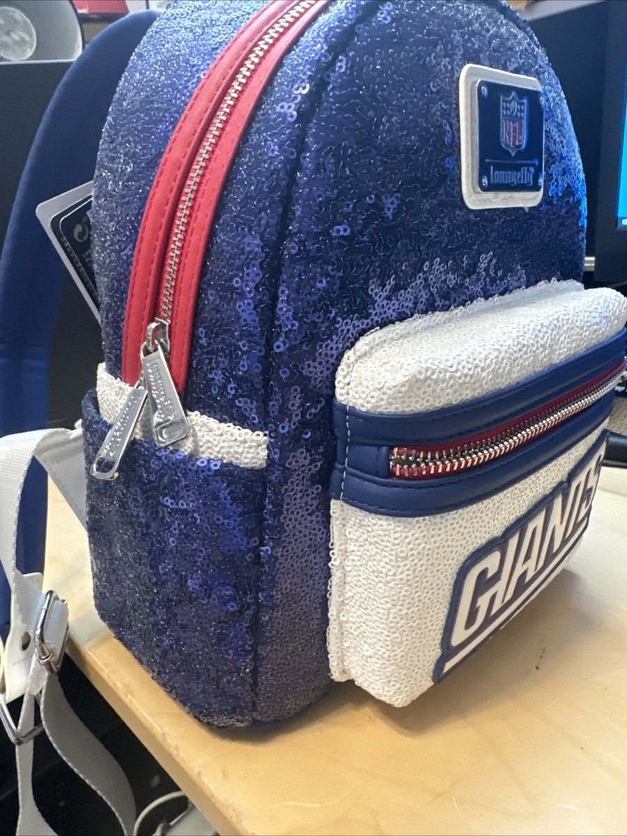 Loungefly NFL New York Giants Sequin Mini Backpack