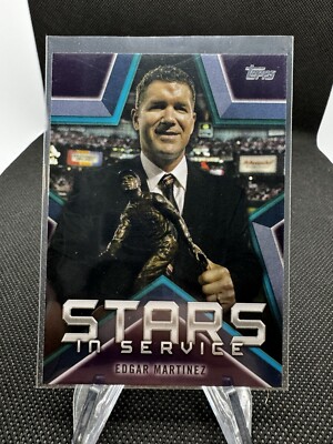 2021 Topps #SIS-25 Edgar Martinez Stars in Service E2