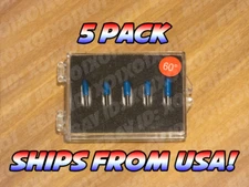 5 Pack - 60 Degree Blades - Copam PCut LaserPoint ZenCut USCutter SC TC MH