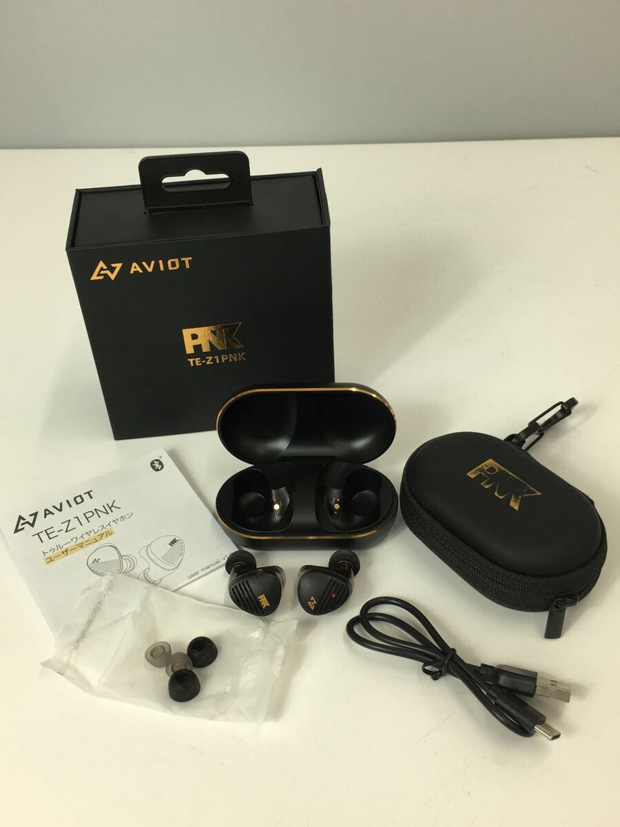 AVIOT TE-Z1Pnk In Ear Earphone Headphone With Case Tested Working