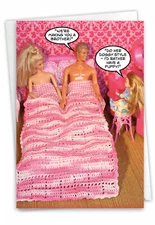 1 Funny Birthday Card with Envelope - Rather Have A Puppy 3604