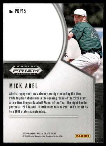 2020 Panini Mick Abel #pdp15 - 第 2/2 張圖片