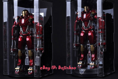 IRON MAN 3 HALL OF ARMOR フィギュア用ディスプレイ Monkey Depot - Display: Hot Toys Iron Man 3 Hall Of Armor