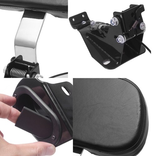 Adjustable Driver Backrest Mounting Kit For Harley Touring Electra Glide 09-UP - Picture 12 of 12