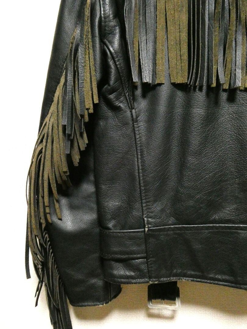 ジャケット・アウター 80s vintage made in UK double leather Double Leather Riders Motorcycle Jacket Men 80s Vintage Made