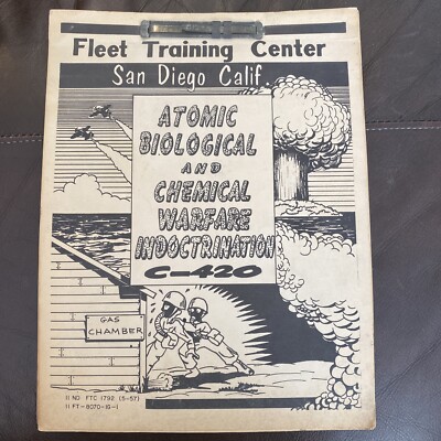 Fleet Training Atomic Biological Chemical Warfare Survival Manual C-420 Workbook