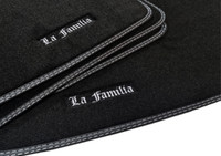 La Familia FußMatten FüR Opel Astra G Bj.1998-2009 Velours Altdeutsche Schrift