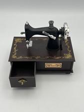 Animated Musical Plastic Mini Sewing Machine w/ Keepsake Drawer
