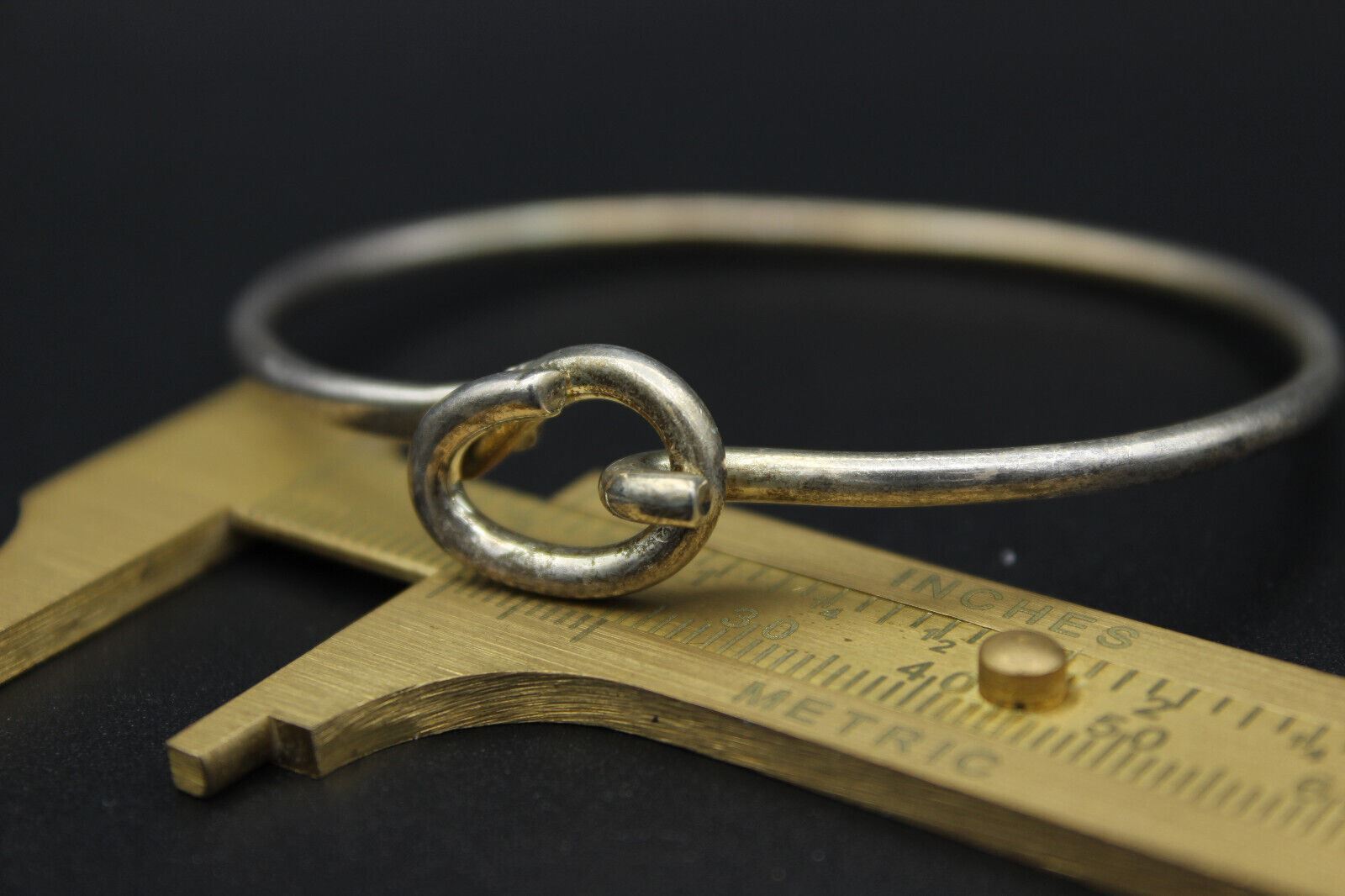 Solid Plain Bold Round Mexio Vintage 925 Sterling… - image 2