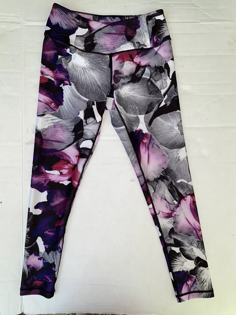 Calia by Carrie Underwood Floral Leggings Womens Small Stretch Pull On Capri