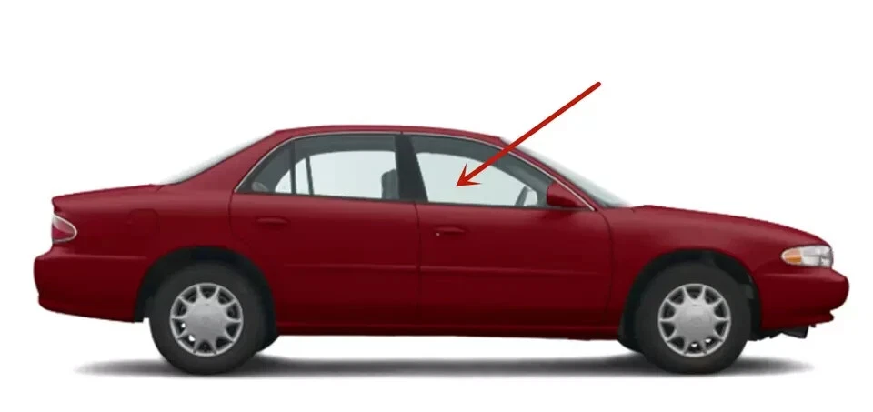 FITS, Buick Century, Regal, Intrigue, 1997-2005, NEW, Right Front Door glass Foto 2 de 4