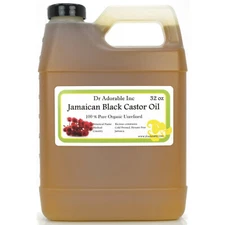 32 oz Pure Jamaican Black Castor Oil Super Potent Strengthen Grow Restore Hair