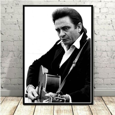 LEINWAND BILDER JHONNY CASH 50X70 CM