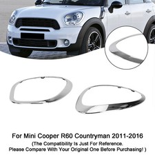 Scheinwerfer Zierring Satz Vorne Chrom 51139801573 für Mini Cooper R60 2011-2016