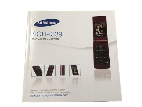 Samsung SGH-t339 Cell Phone Spanish Manual - 第 1/2 張圖片