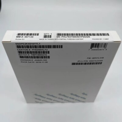 INTEL 1TB SSD U2 P4500 SSDPE2KX010T7P1 SSDPE2KX010T7K1 SSDPE2KX010T7L1 TLC