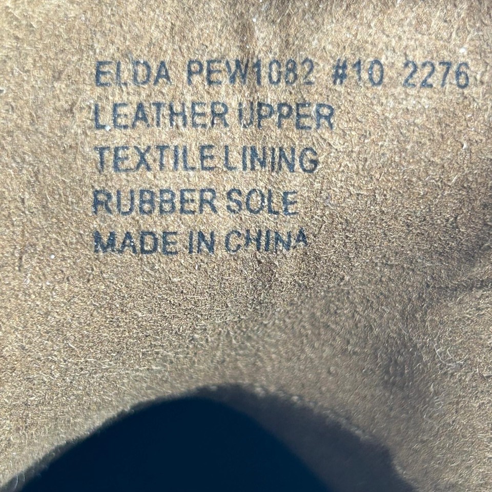 ABEO Elda Women's Brown Leather Boots US 10 LaceUp Ankle Booties eBay