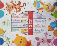 Disney Baby Winnie The Pooh 12 Board Books Set
