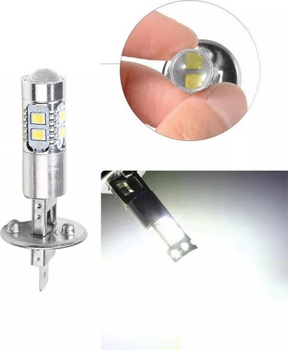 2 AMPOULES H1 LED A 10 SMD LAMPE BLANCHE EN XENON 6000K POUR ANTI BROUILLARD 12V - Picture 10 of 21