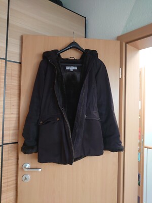 Warme Winterjacke/Mantel von Andrew Marc New York - Gr. XS, schwarz