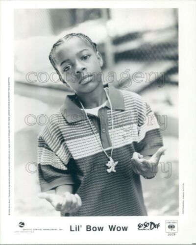 2000 Press Photo Rapper Lil’ Bow Wow Hip Hop - Afbeelding 1 van 2