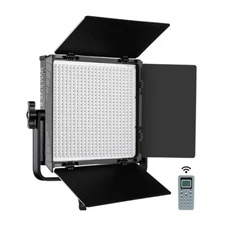 GVM 672S-B Bi Color LED Video Light Panel Kit Black