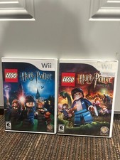 Nintendo Wii Harry Potter Lego Years 1-4 And 5-7 | Complete In Box! Works.