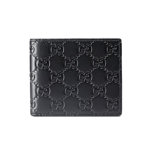 Gucci Black Signature Leather Monogram 