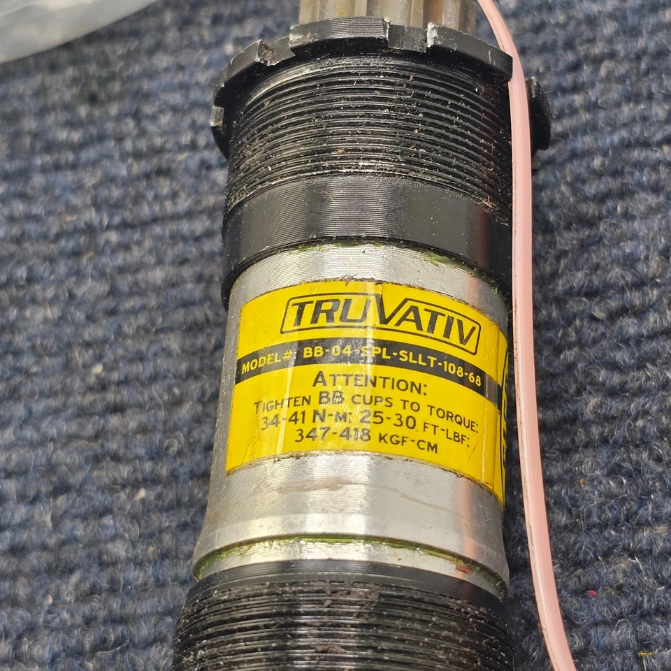 Truvativ BB-04-SPL-SSLT-108-68: Giga Pipe Bottom Bracket Spline USED - Image 4 of 4