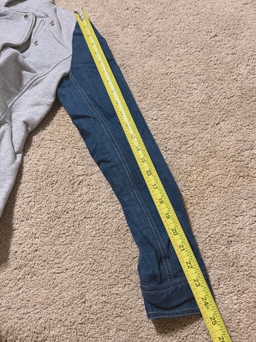 A/X Armani Exchange Jacket Women Denim sleeve size L - Picture 8 of 10