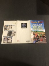mario kart double dash gamecube box insert