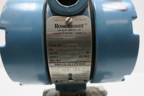 Transmisor de presión medidor Rosemount 1151GP9G12MB 0-3000psi 85v-dc - Imagen 5 de 6