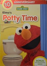 Sesame Street, Elmo's Potty Time DVD New Factory Sealed w/ Slipcover  Poster