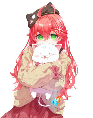 Sakura Miko Vtuber Weatherproof Anime Sticker 6'' Car Decal