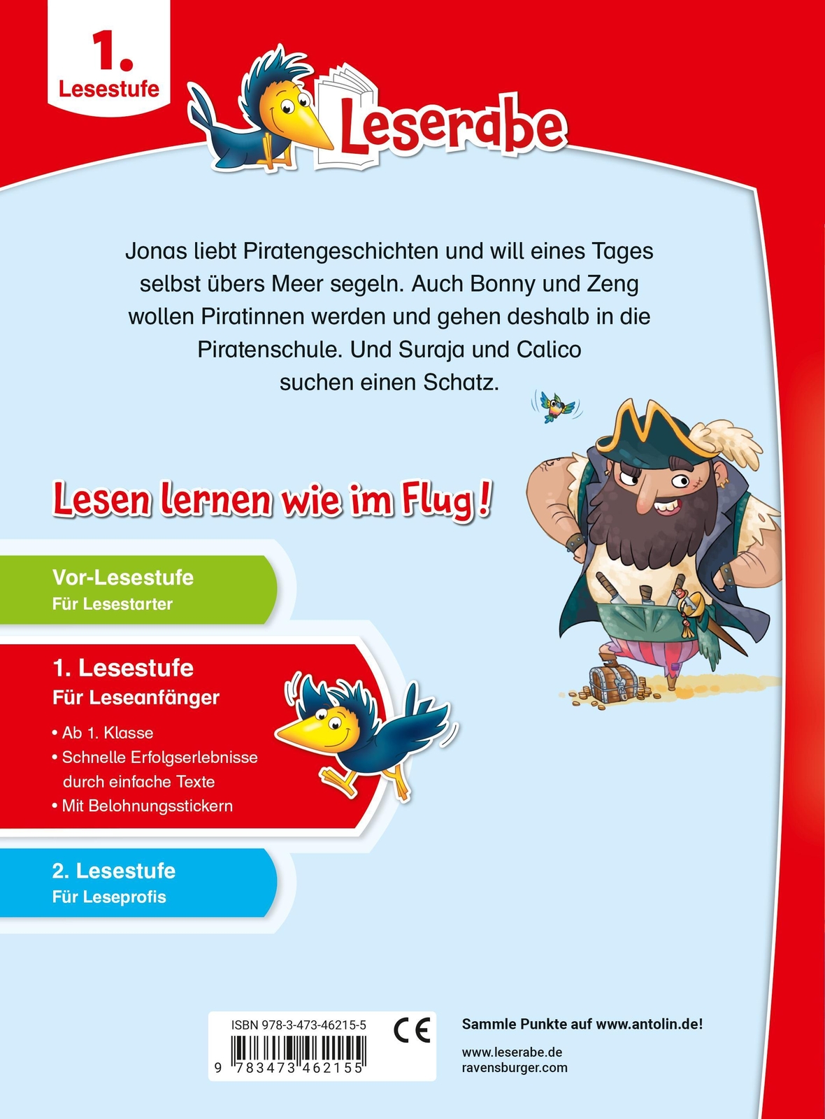 Thumbnail - Wilde Piratenabenteuer - Leserabe Ab 1. Klasse - Erstlesebuch Für