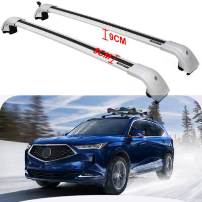 2pcs Roof Rail Racks Cross Bars Fits 2022 2023 All New Acura MDX 
