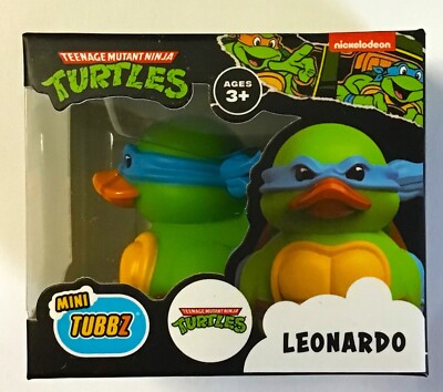 (1) Mini Tubbz Teenage Mutant Ninja Turtles Leonardo Action Figure Duck NEW