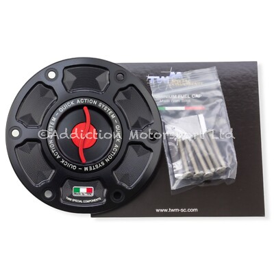 TWM Keyless Filler Petrol Gas Tank Cap for Ducati Hypermotard 950 RVE