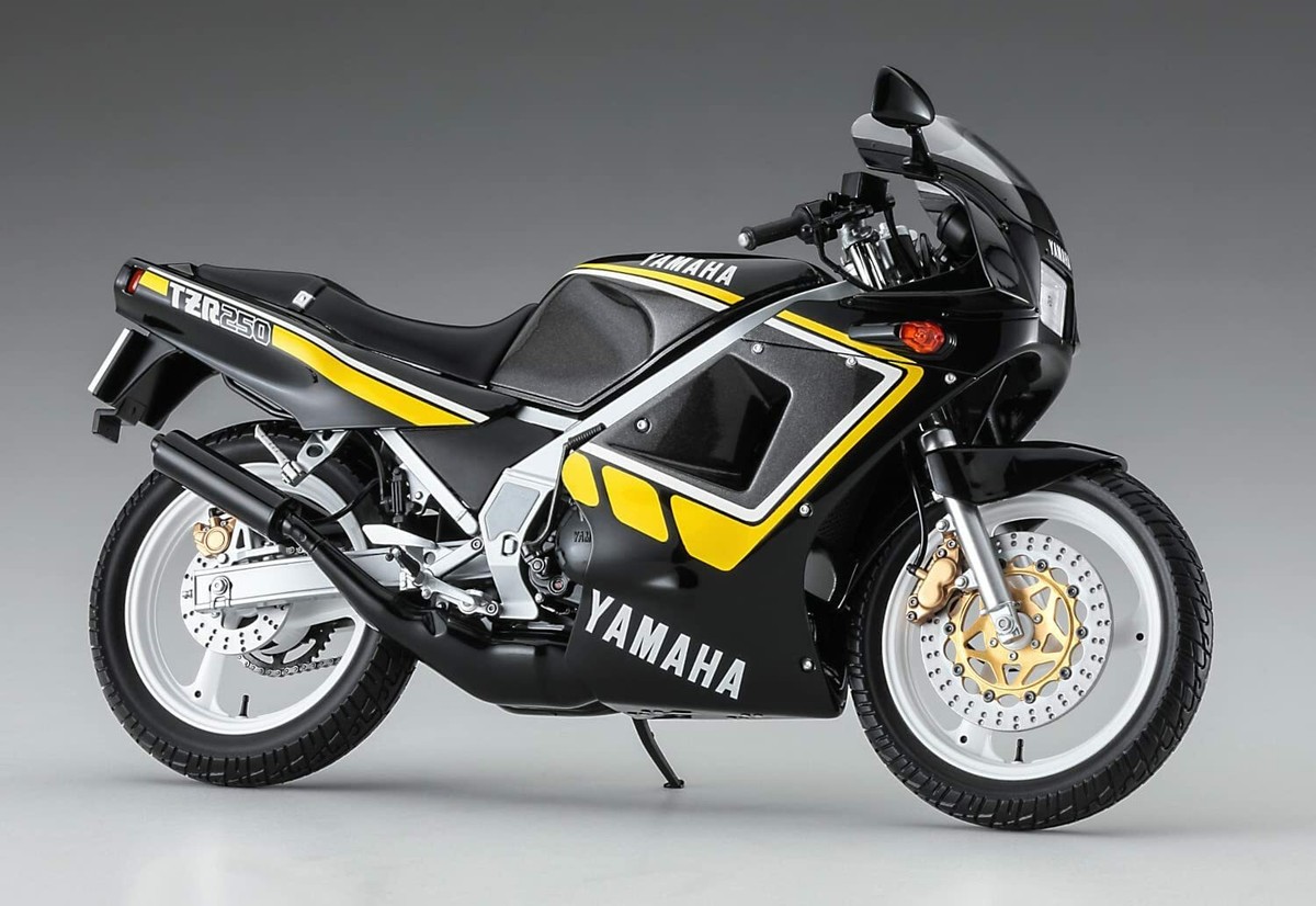 Hasegawa 1/12 YAMAHA TZR250(2AW) New Yamaha Black Model Kit 21743