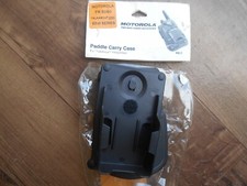 Motorola Paddle 2 Way Radio Carry Case Ambi Black Modled Plasic B3