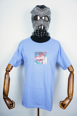 Huf Worldwide Skateboard Shirt T-Shirt Tee Foil Flower Box Violet in L