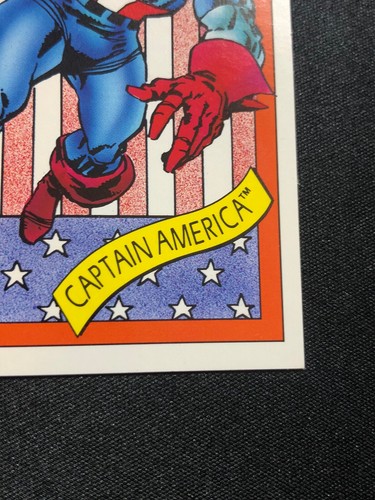 Captain America #1 1990 Impel Marvel Universe Series 1 Card πΊπΈ EX PLS READ - Picture 5 of 12