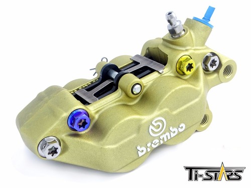Brida de tornillo de perno M6xP1.0x40 titanio forjado 6AL4V GR5 hexagonal Torx estrella Tistars x1 - Imagen 2 de 12